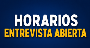 Horarios Entrevista Abierta